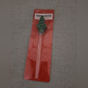 Christmas Tree Turkey Baster Kitchen Utensil Green Christmas Tree Bulb New